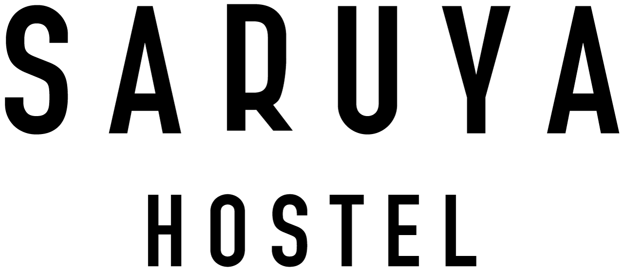 Saruya Hostel Logo Black